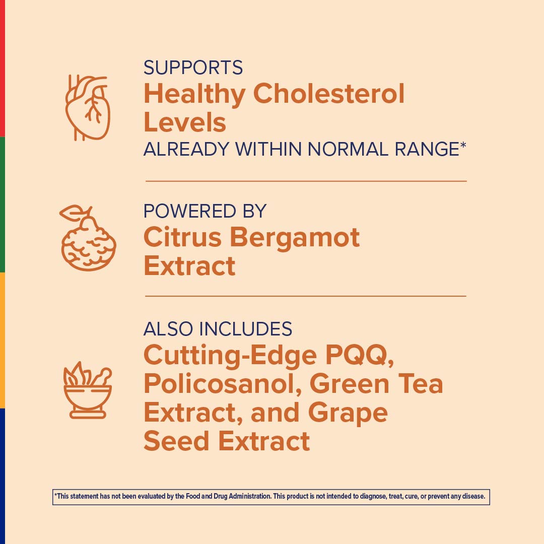 Cholesterin360® ULTRA mit PQQ, 30 Vegetarische Kapseln