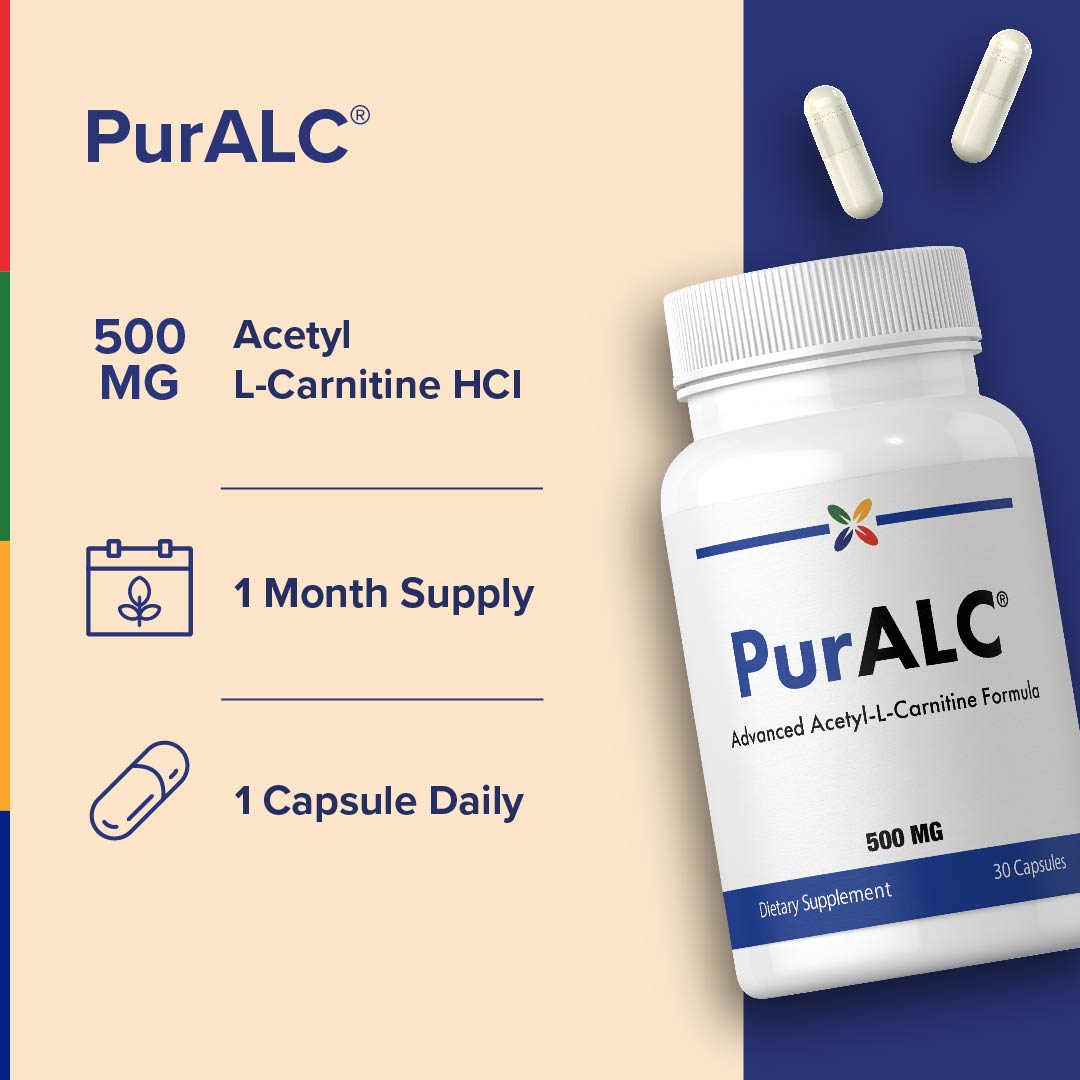 PurALC® Acetil-L-Carnitina, 30 Cápsulas