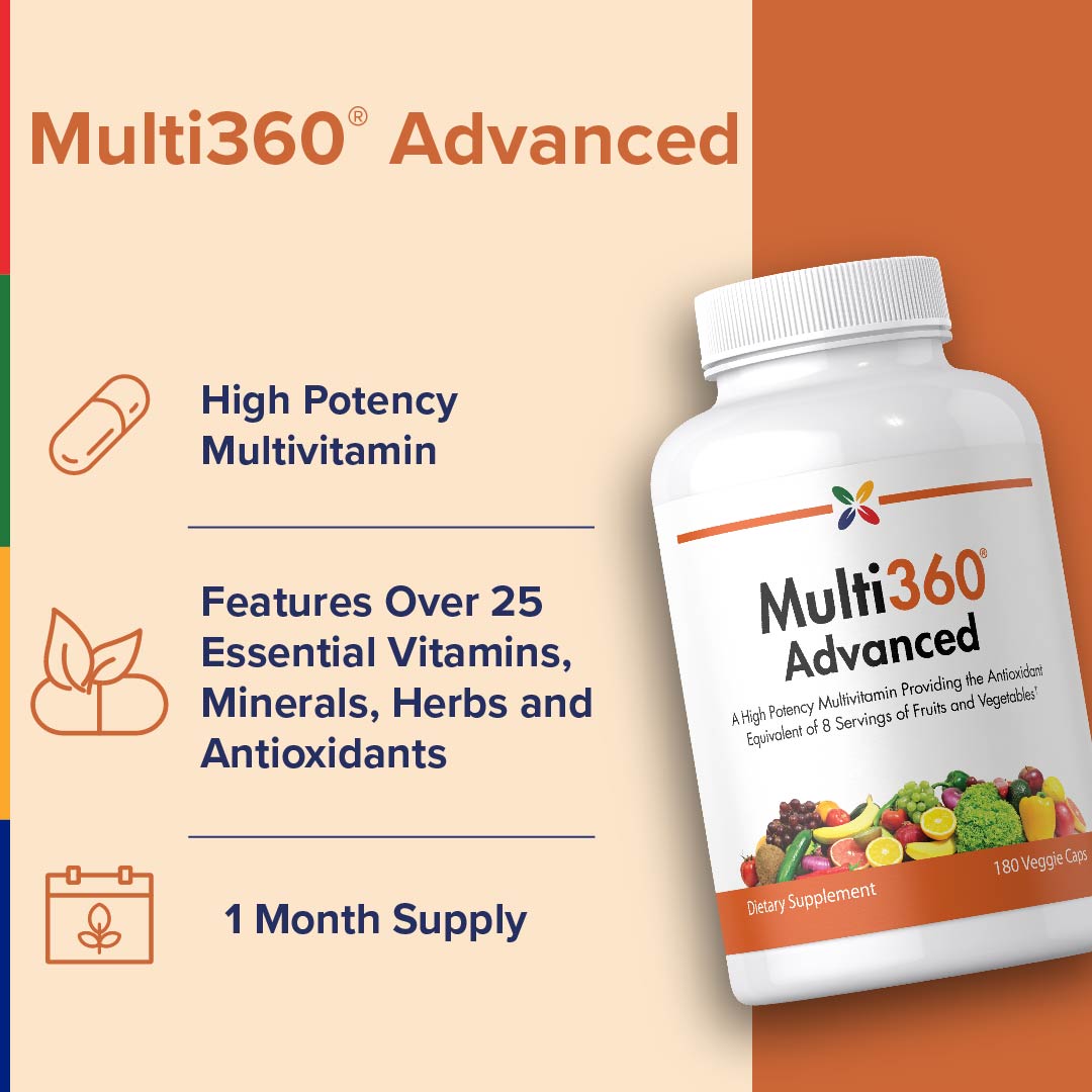 Multi360® Fortgeschritten, 180 Vegetarische Kapseln
