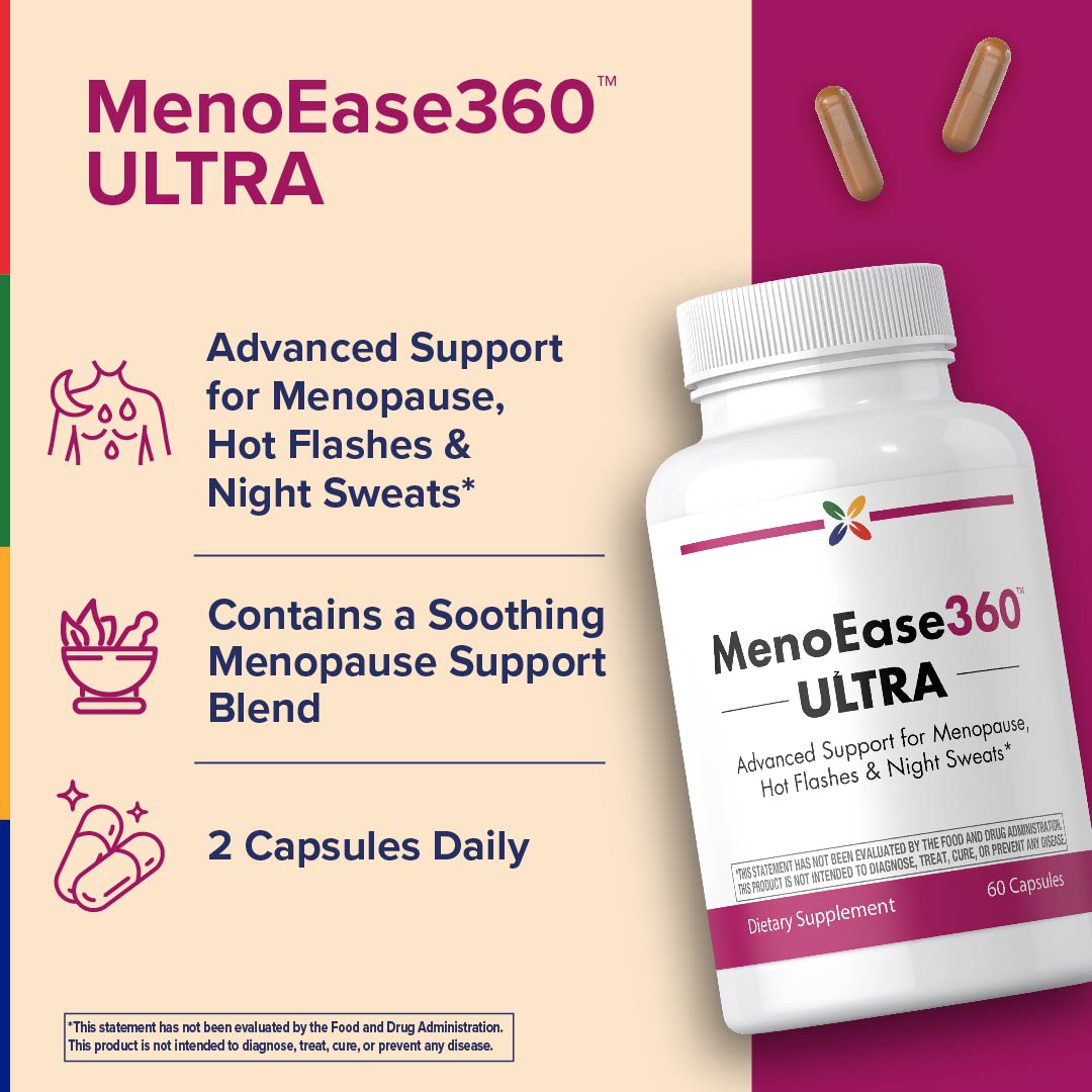 MenoEase360™ ULTRA, 60 Cápsulas