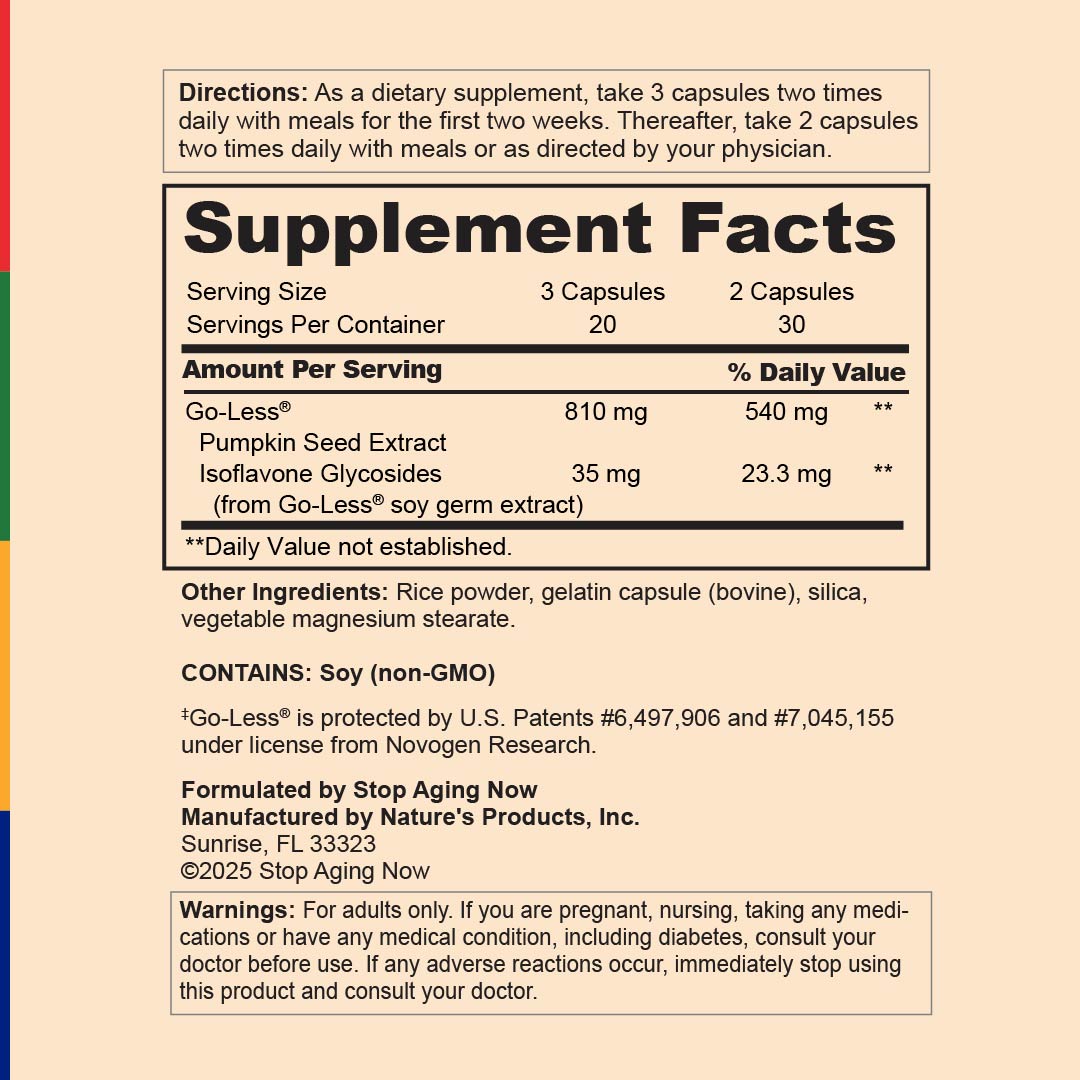 Formule BladderControl360™, 60 Capsules