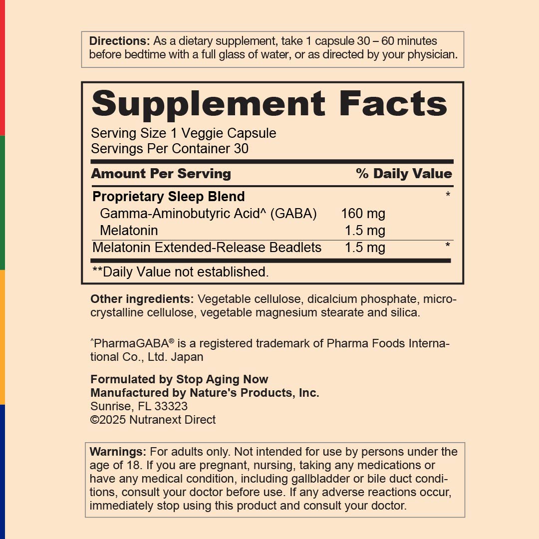 DreamWell® ULTRA con GABA, 30 Capsule Vegetali