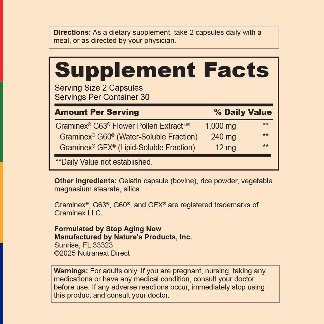 BetaPollen PLUS® Soporte para la Próstata, 30 Cápsulas Vegetales