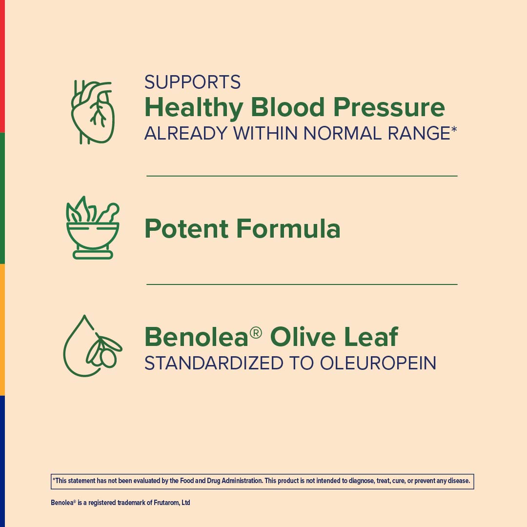 OliPure BP™ Support de la Tension Artérielle, 60 Capsules Végétariennes