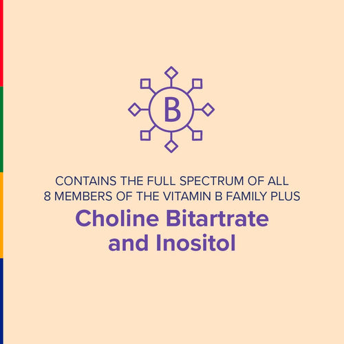 View 5 SA Revolution-BComplex: Features all 8 Vitamin B members, with Choline Bitartrate and Inositol.
