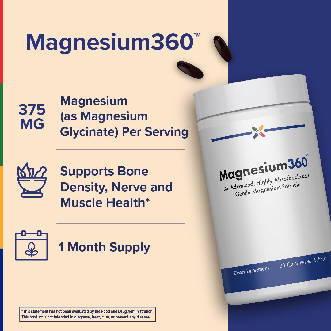 Fórmula Magnesium360™, 90 cápsulas blandas de liberación rápida