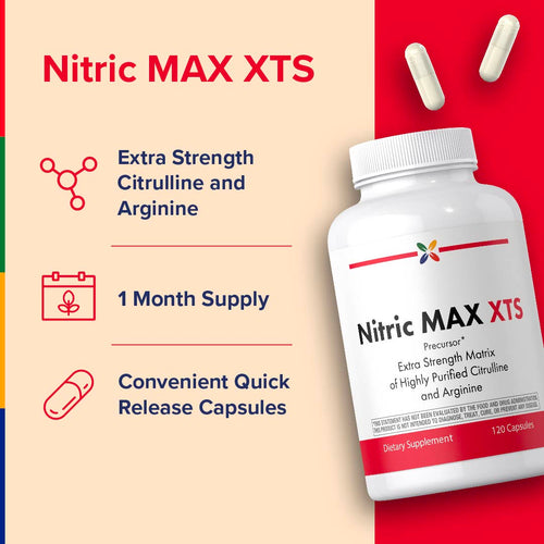 View 4 Nitric MAX XTS, 120 Cápsulas