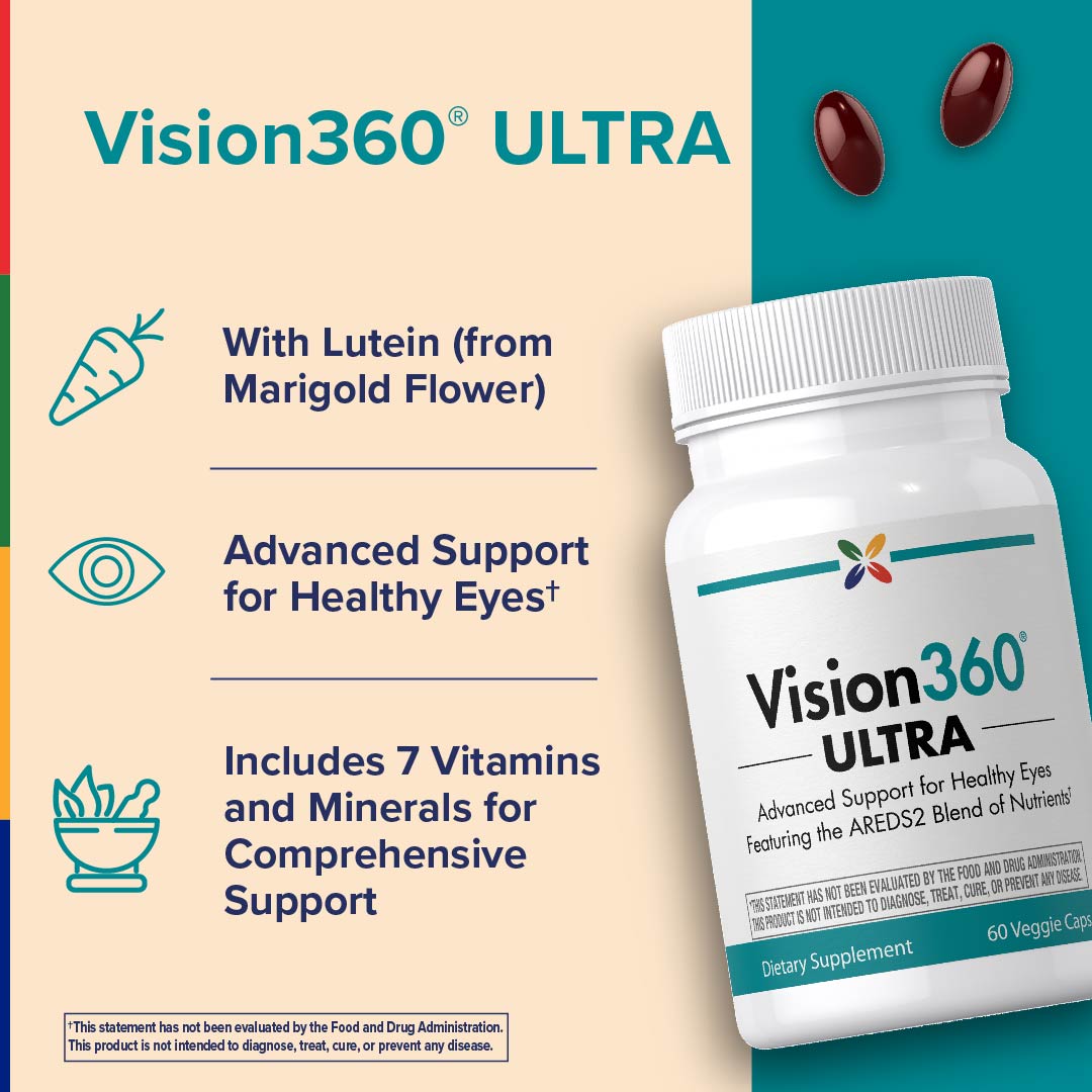 Vision360® ULTRA AREDS2 Formula, 60 Vegetarian Capsules