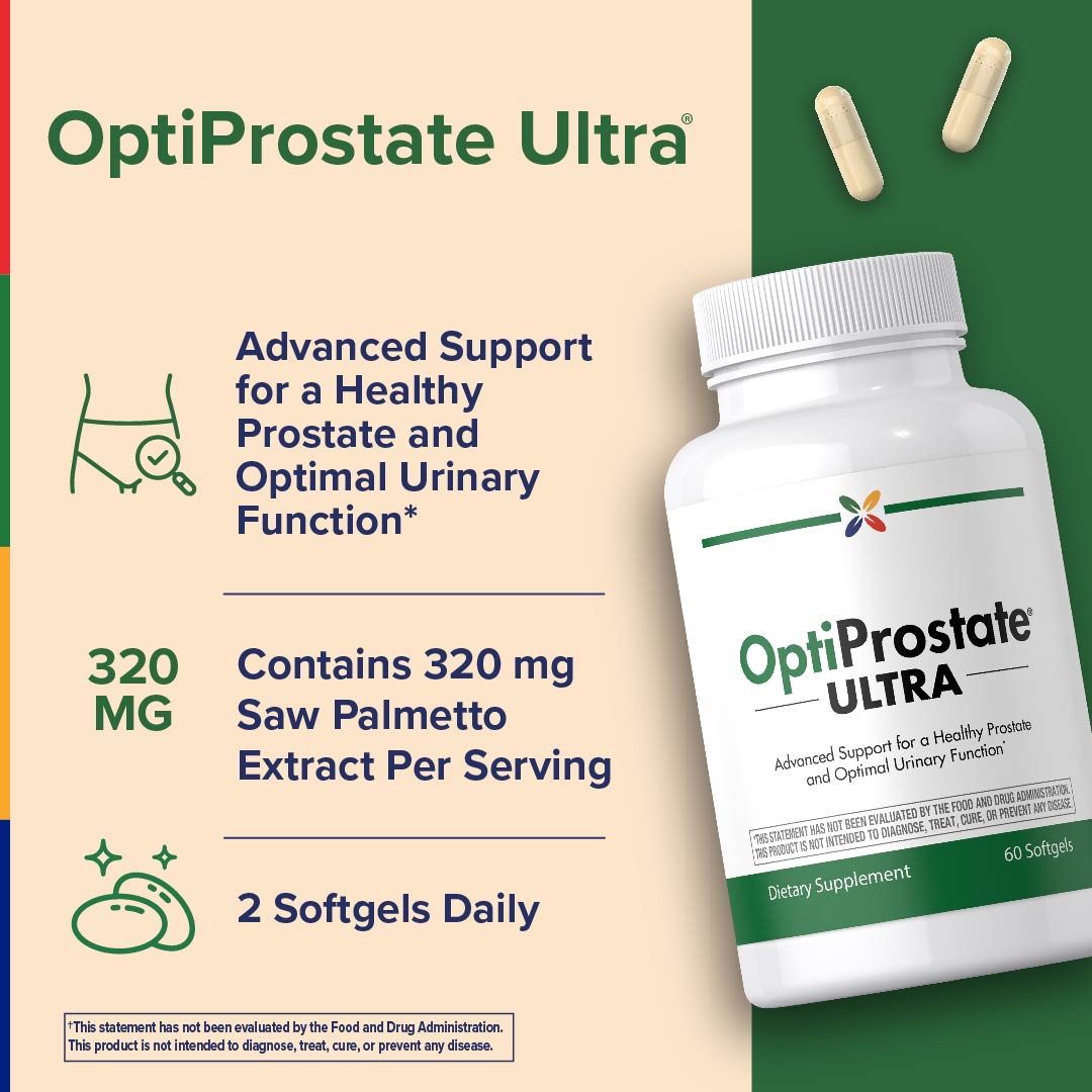 Complexo OptiProstate® ULTRA, 60 Cápsulas Gelatinosas