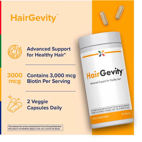 View 3 HairGevity™ Formel, 60 vegetarische Kapseln