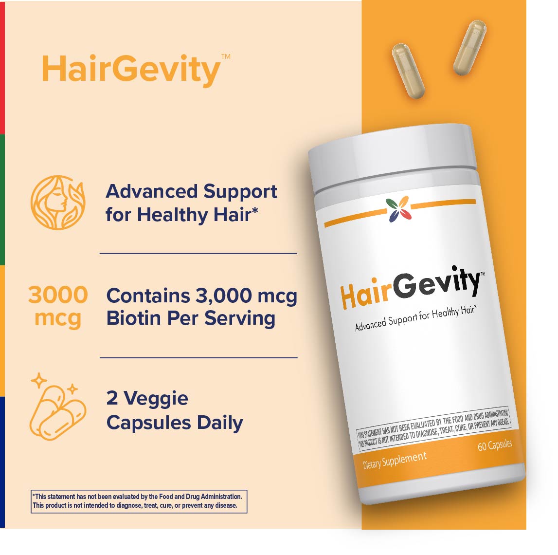 HairGevity™ Formula, 60 Vegetarian Capsules