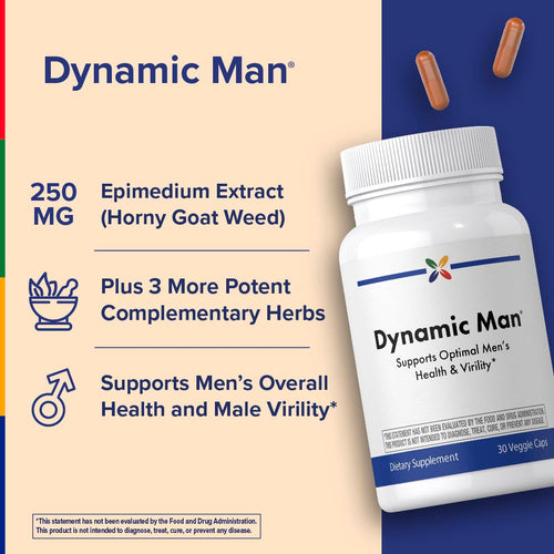 View 4 Dynamic Man® Virility Formel, 30 vegetarische Kapseln