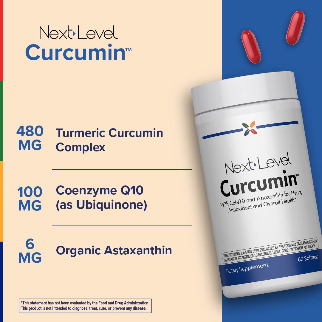 NextLevel Curcumin™ Komplex + CoQ10, 60 Weichkapseln