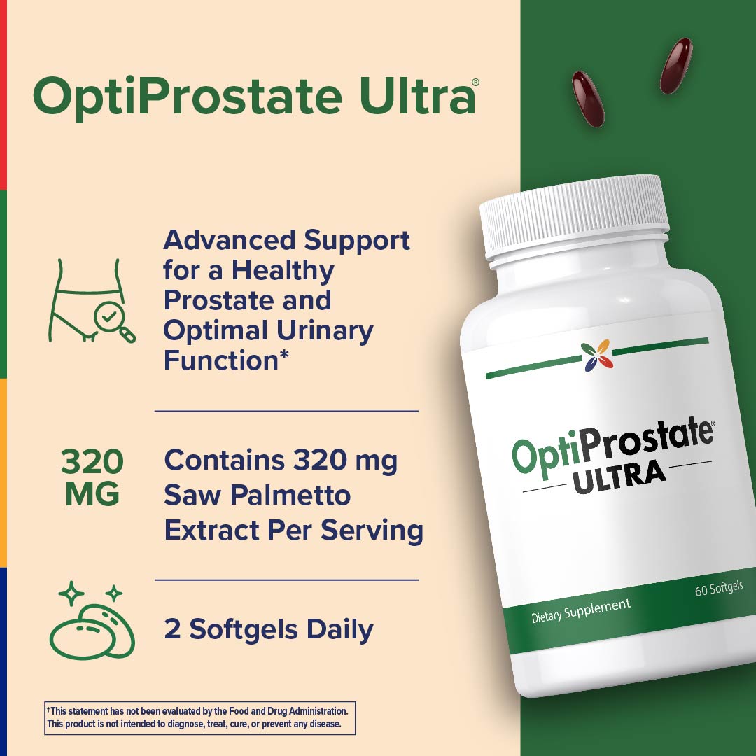 OptiProstate® ULTRA Komplex, 60 Weichkapseln