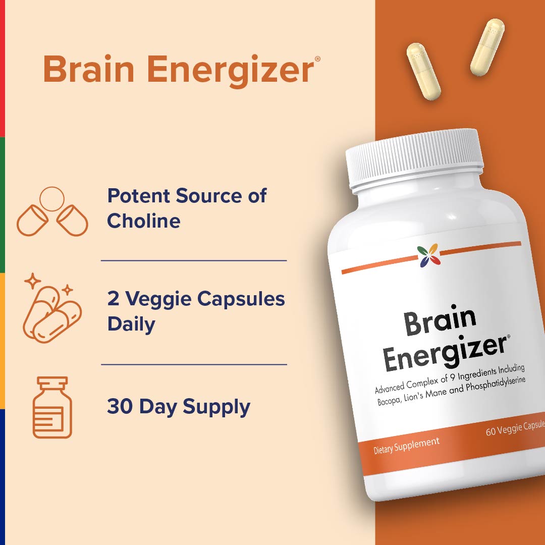 Complejo Brain Energizer®, 60 Cápsulas Vegetarianas