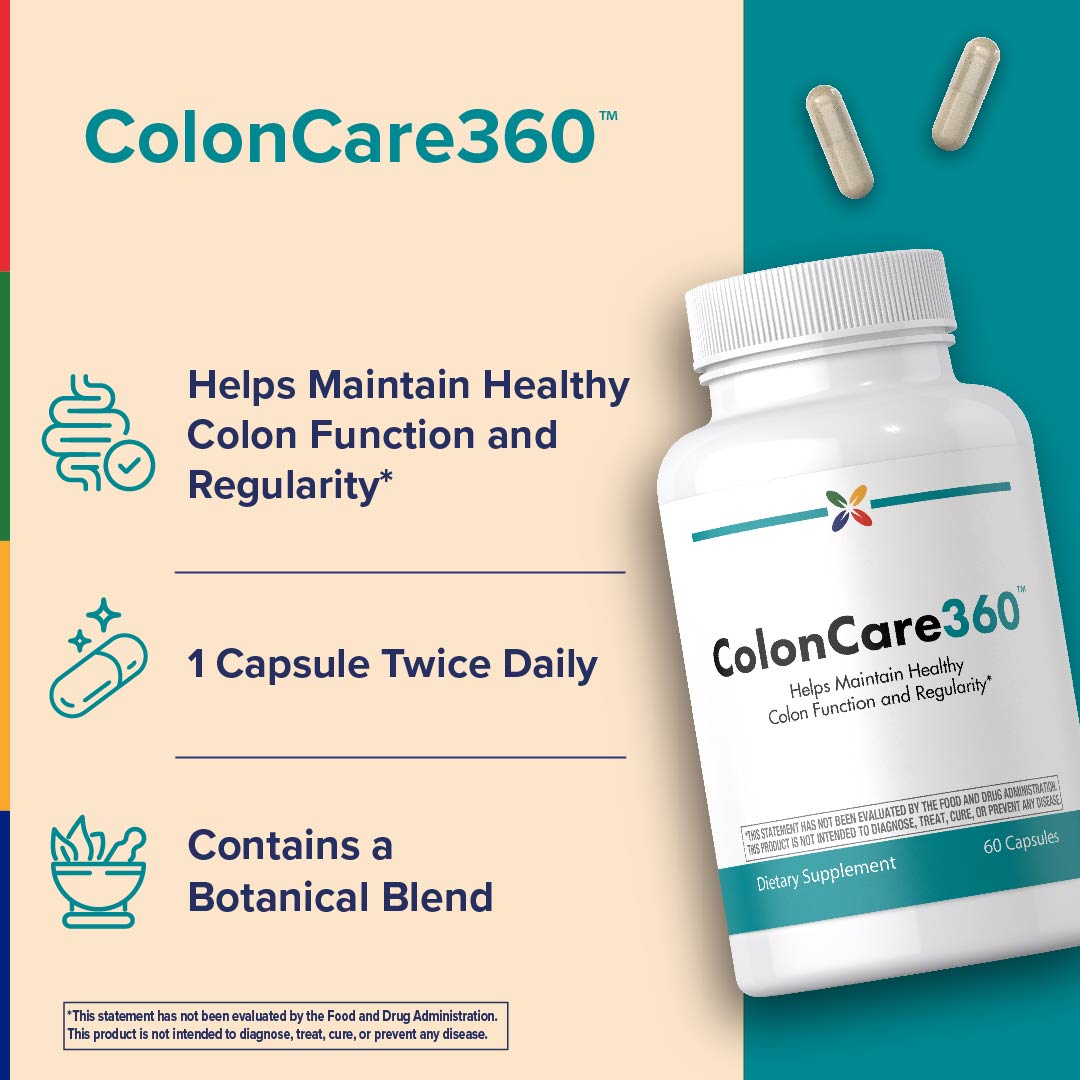 Complesso ColonCare360™, 60 Capsule Vegetali