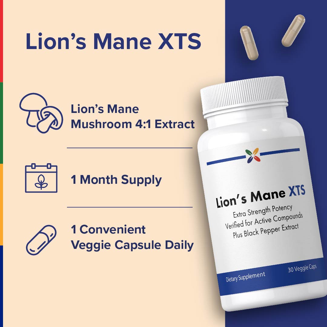 Lion's Mane XTS, 30 Cápsulas