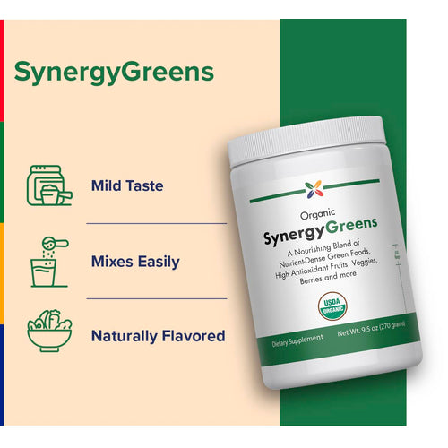 View 3 SYNERGY GREENS, 270 grams