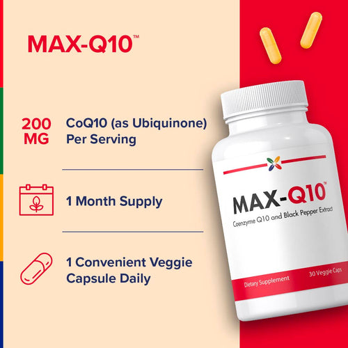 View 3 Fórmula MAX-Q10™ CoQ10, 30 Cápsulas Vegetarianas