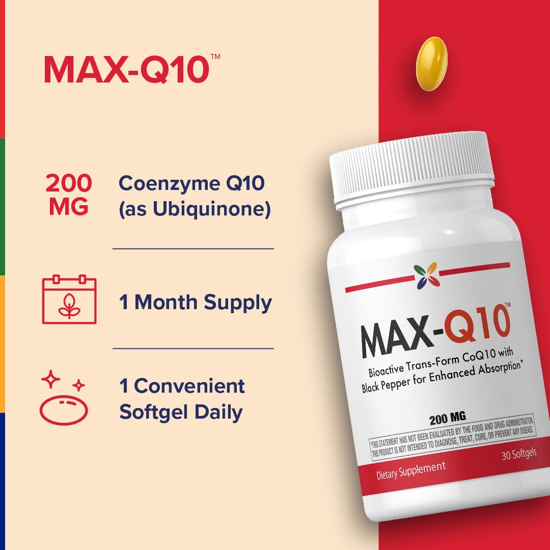 Fórmula MAX-Q10™ CoQ10, 30 Cápsulas Gelatinosas