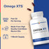 OMEGA XTS Advanced Fish Oil Complex with CoQ10, 60 Softgels, 2032 MG fish oil per serving, 1-month supply.