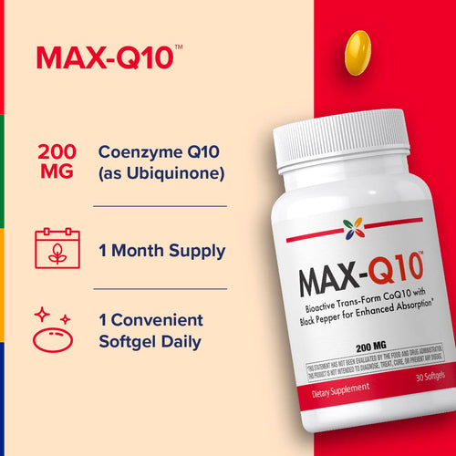 View 3 Fórmula MAX-Q10™ CoQ10, 30 Cápsulas Gelatinosas