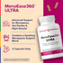 MenoEase360 ULTRA Dietary Supplement, 60 capsules, supports relief from menopause symptoms, including hot flashes and night sweats.