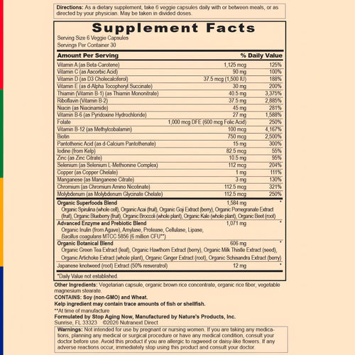 View 2 Multi360® Advanced, 180 Vegetarian Capsules