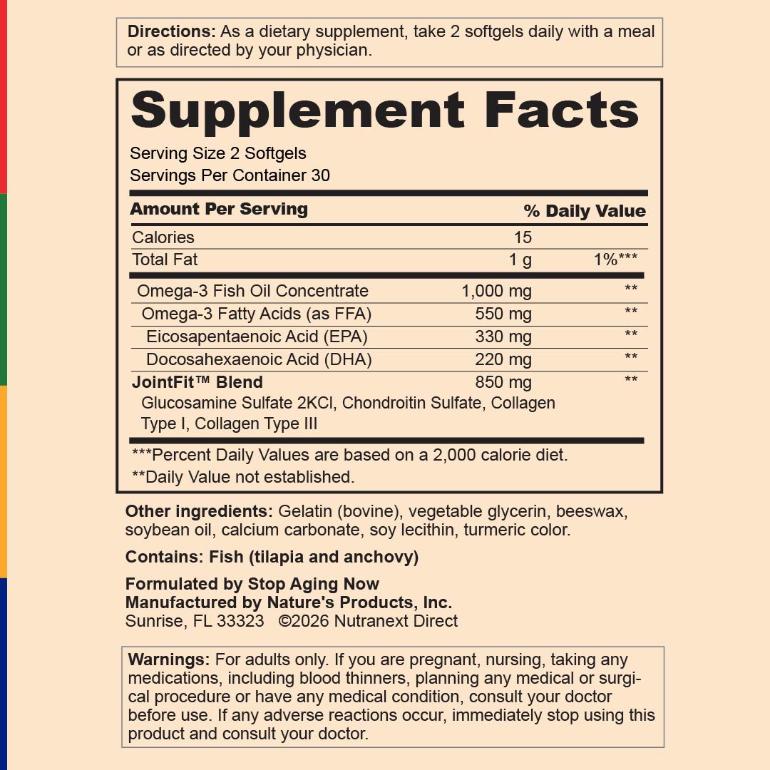 Fórmula de Alivio Articular, 60 Cápsulas Blandas