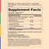 Label showing Supplement Facts for SA Dynamic Man Virility Formula with 30 vegetarian capsules.