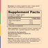 Supplement Facts panel for SA Saffron MDEye Health Support, 30 vegetarian capsules.