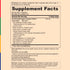 Supplement Facts panel for SA MenoEase 360 ULTRA.