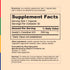 Supplement Facts label for SA PurALC Acetyl-L-Carnitine 30 veggie capsules.
