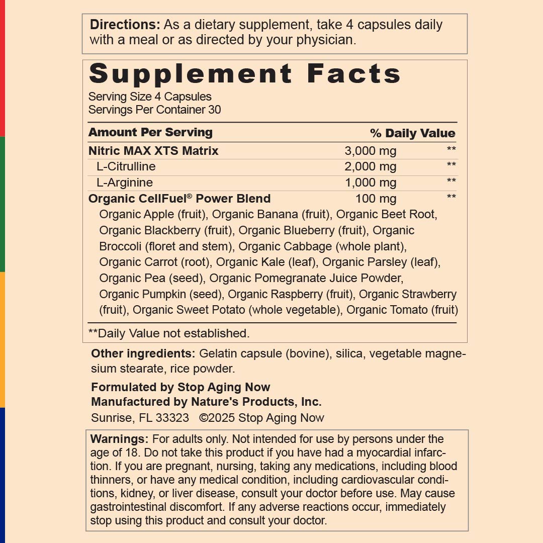 Nitric MAX XTS, 120 Capsule