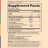 Supplement Facts panel for MAX-Q10 ULTRA PQQ CoQ10 Complex, showcasing ingredients and nutritional values.