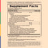 Supplement Facts label for CoreZyme XTS Digestive Enzymes, 60 capsules.