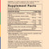 Supplement Facts panel displaying details for SA BoneTrex Complex with Calcium, available in 120 Capsules.