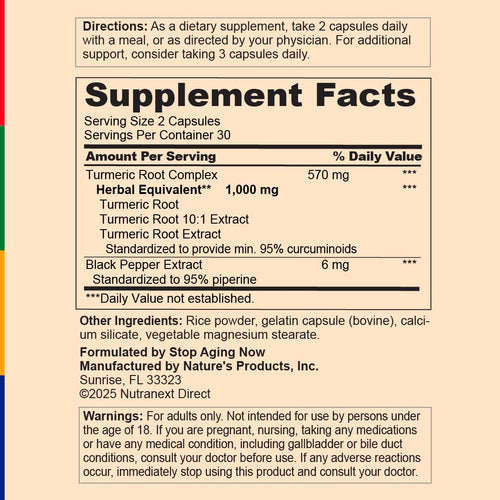 View 3 Fórmula Curcumin2K®, 60 Cápsulas