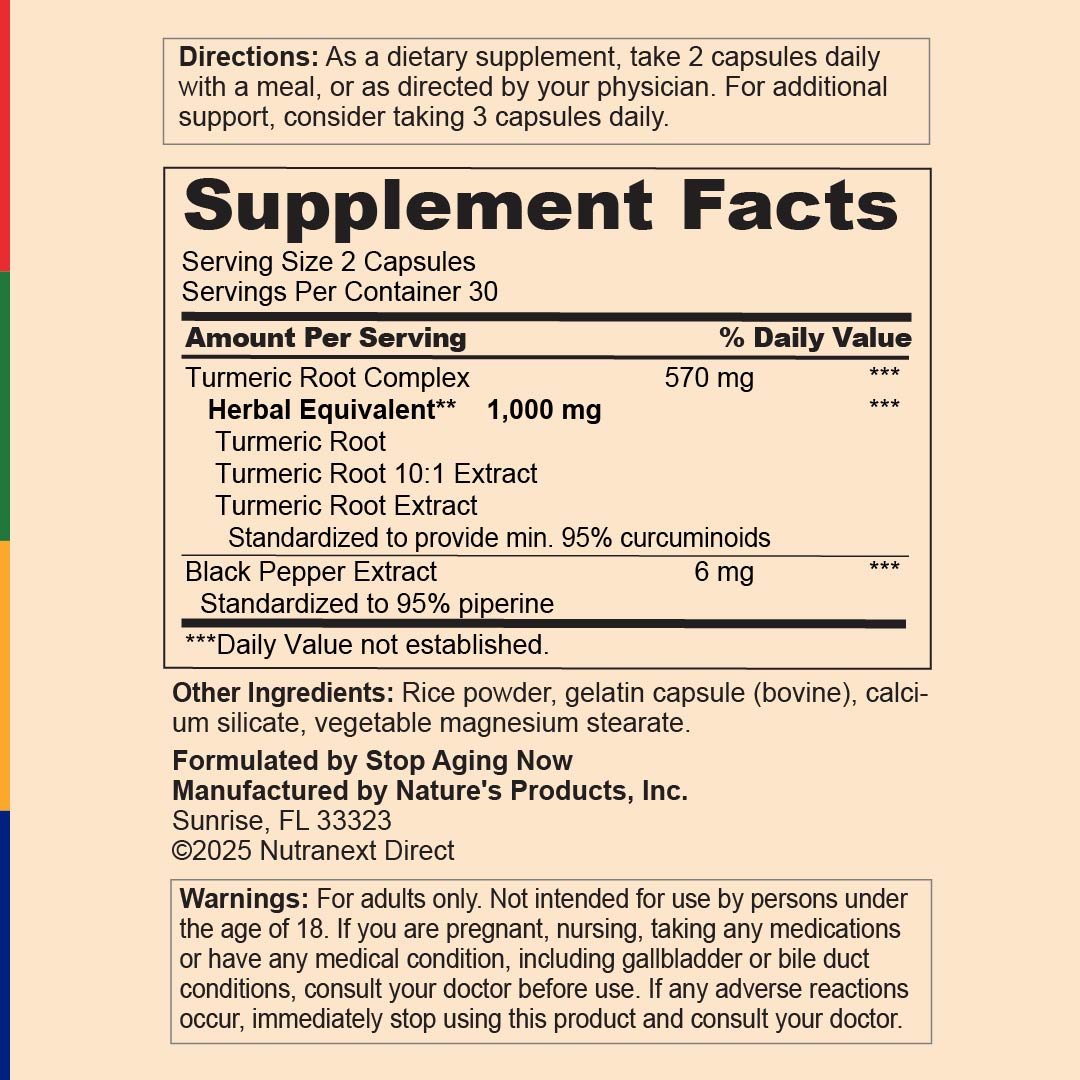 Fórmula Curcumin2K®, 60 Cápsulas