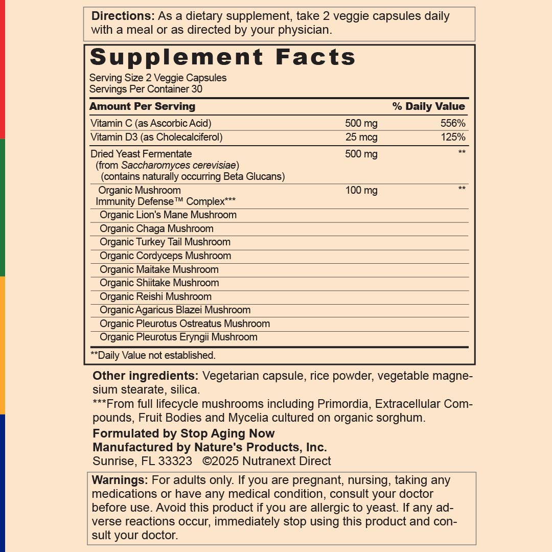 Immunity Defense™ with EpiCor®, 60 Vegetarian Capsules