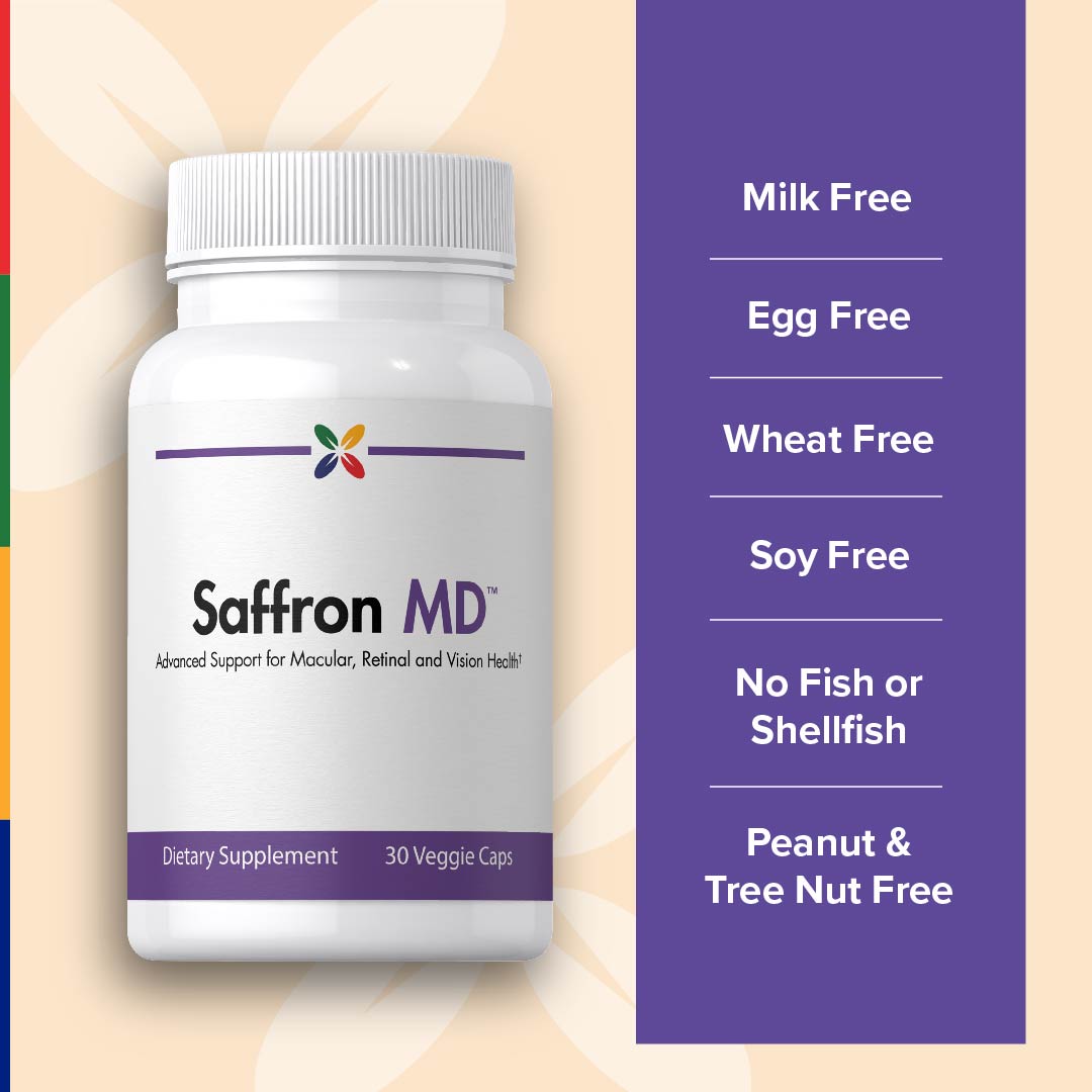 Saffron MD™ Supporto per la Salute degli Occhi, 30 Capsule Vegetali