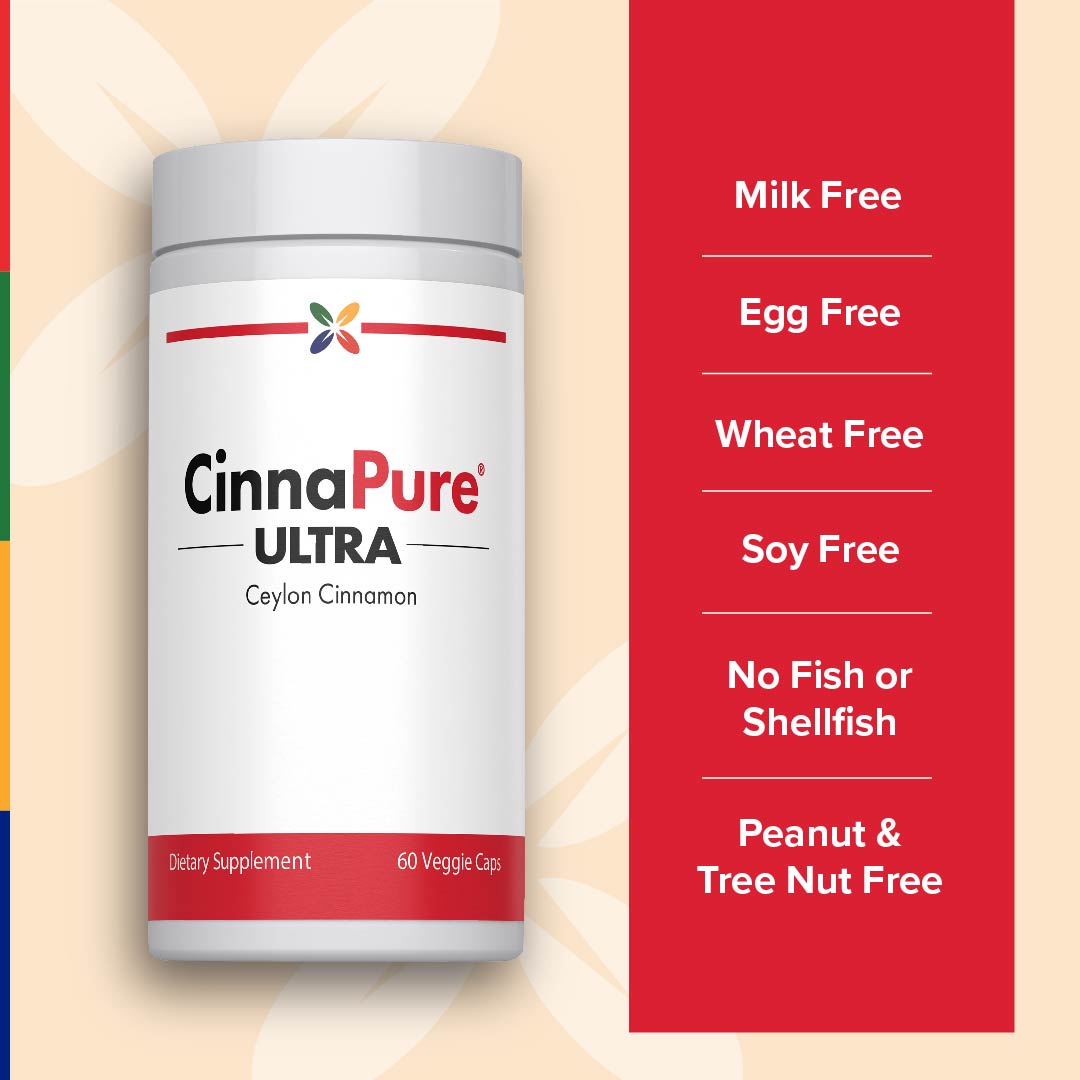 CinnaPure® ULTRA avec Portusana®, 60 Capsules Végétariennes