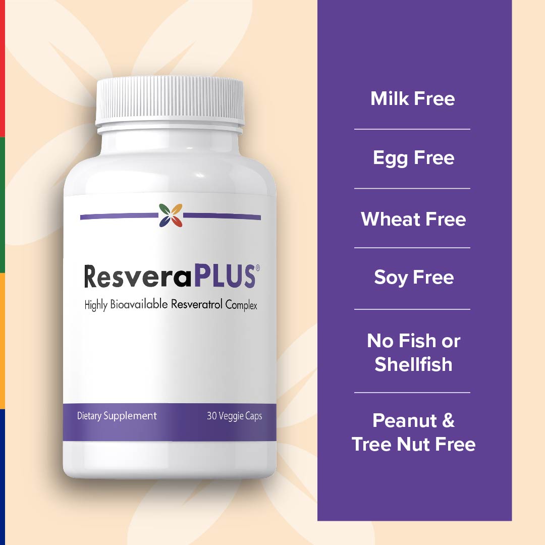 ResveraPLUS® con Extracto de Arándano, 30 Cápsulas Vegetales