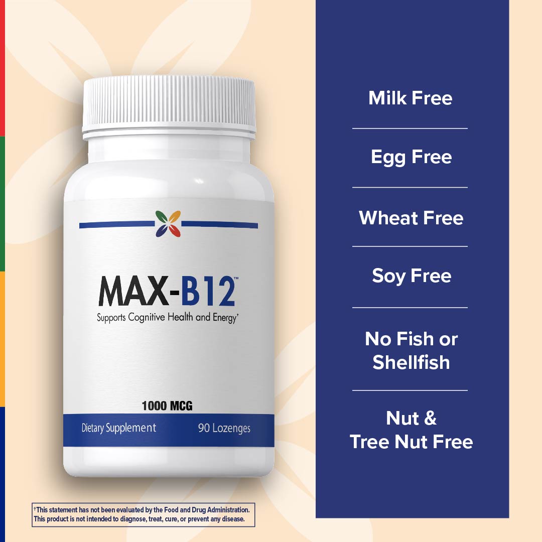 MAX-B12™ 1000 MCG, 90 Lutschtabletten