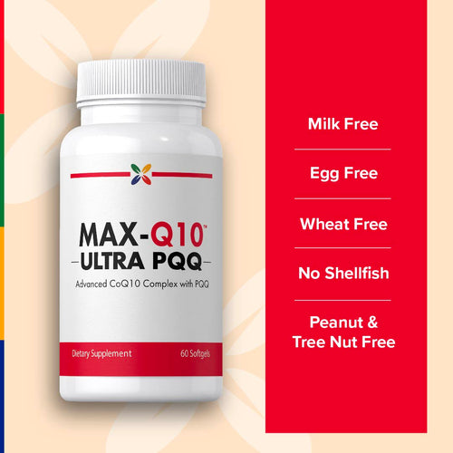 View 5 MAX-Q10™ ULTRA PQQ CoQ10 Complexo, 60 Cápsulas