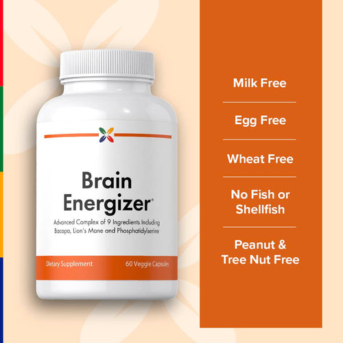 View 6 Complejo Brain Energizer®, 60 Cápsulas Vegetarianas