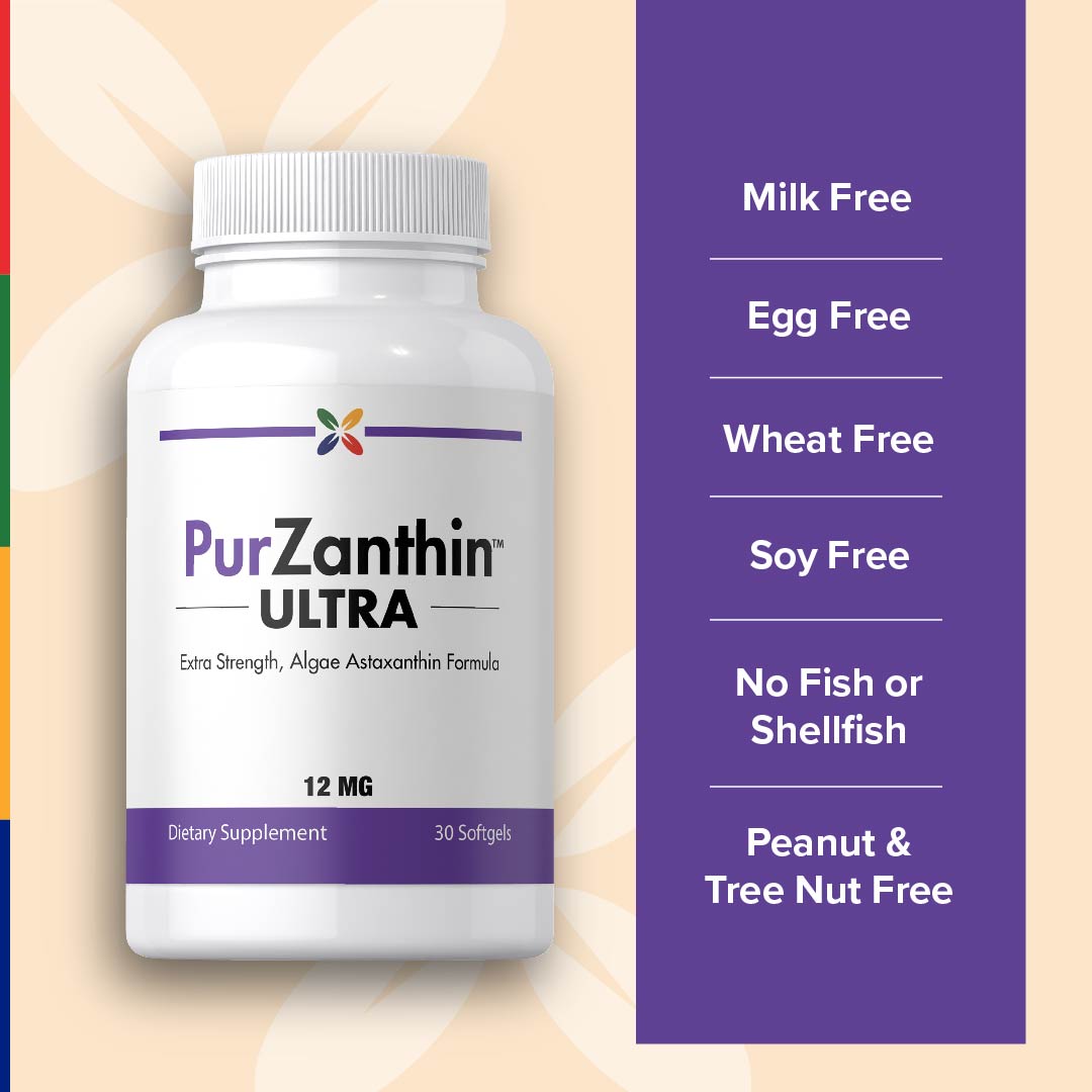PurZanthin™ ULTRA Astaxantina 12 MG, 30 Softgel