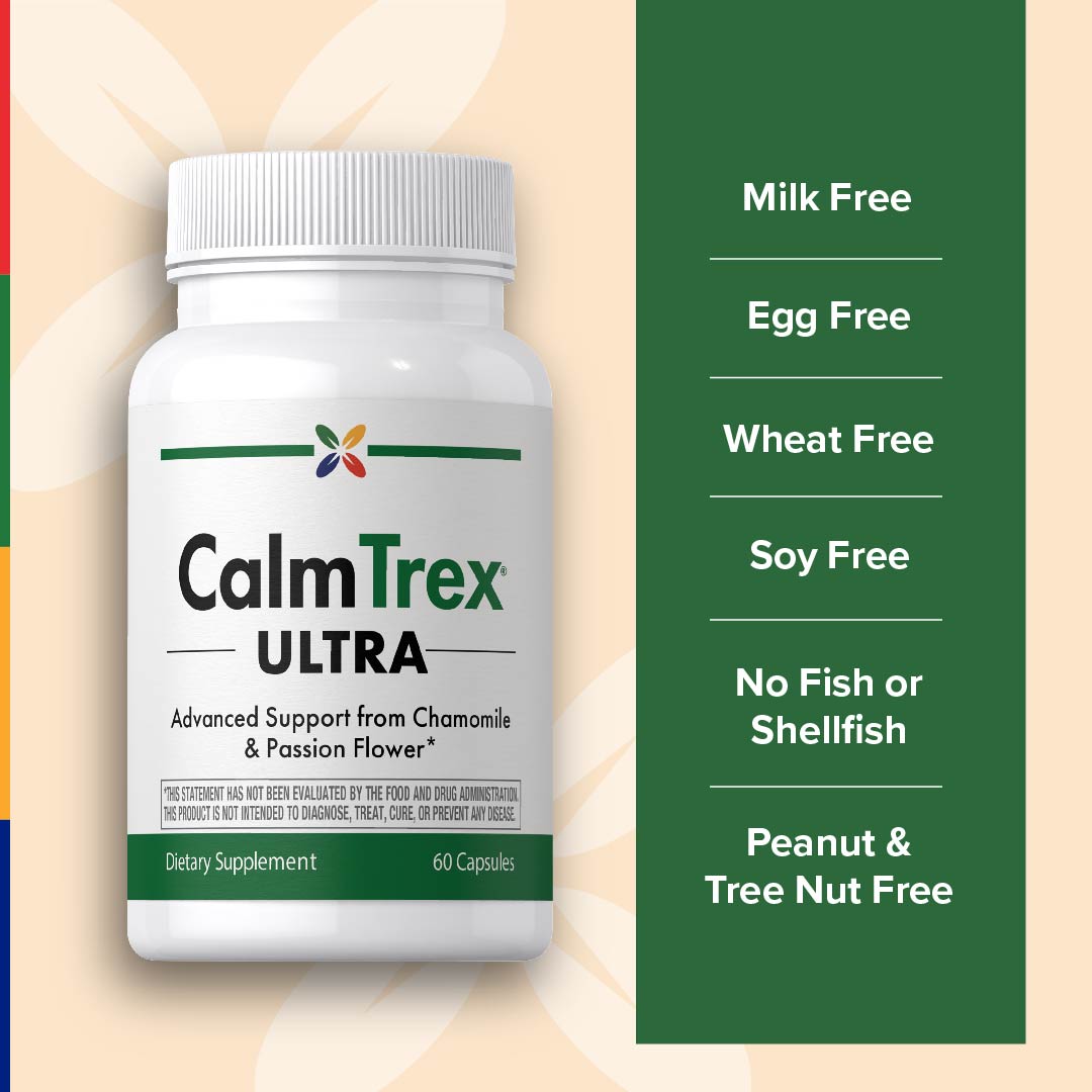 CalmTrex® ULTRA Supporto per lo Stress, 60 Capsule Vegetali