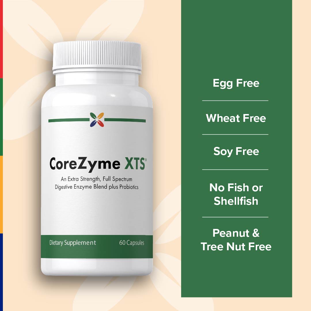 Enzimas Digestivas CoreZyme XTS®, 60 Cápsulas