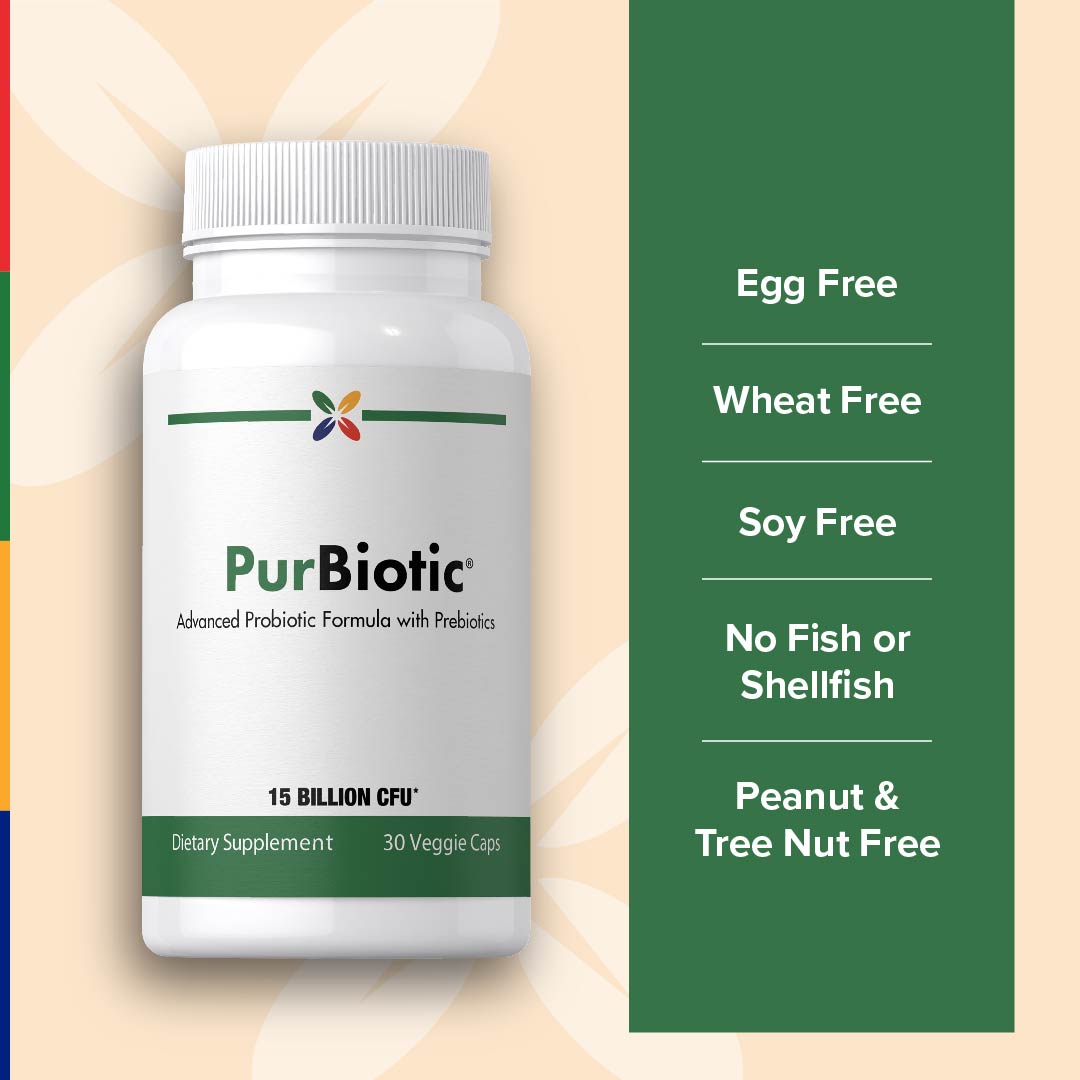PurBiotic® 15 Bilhões UFC, 30 Cápsulas Vegetarianas
